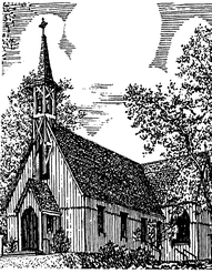 St. John's church, Black & White drawing